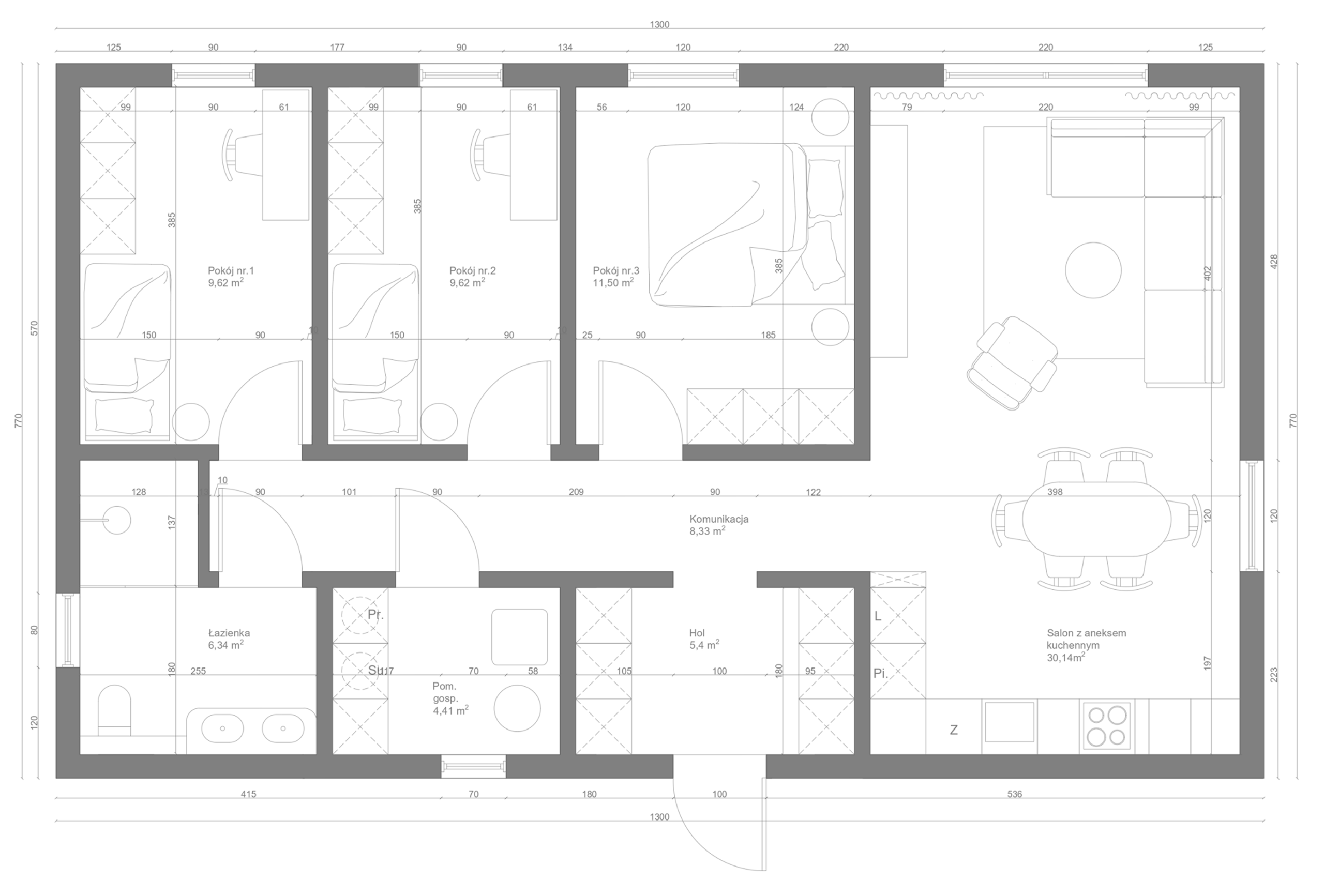 Rzut: Rzut 2D — Model 85